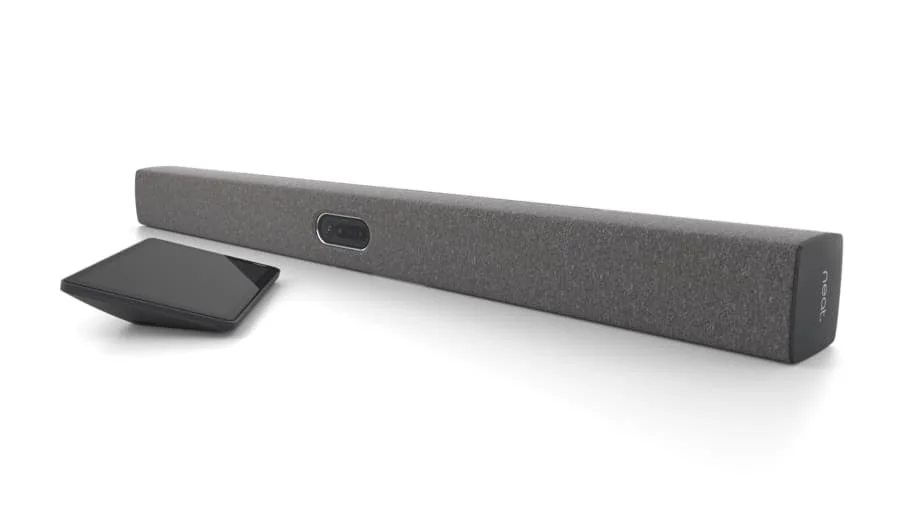 Neat Bar Pro video bar with a Neat Pad controller