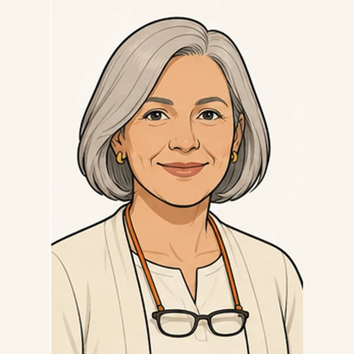 Illustrated portrait of June
